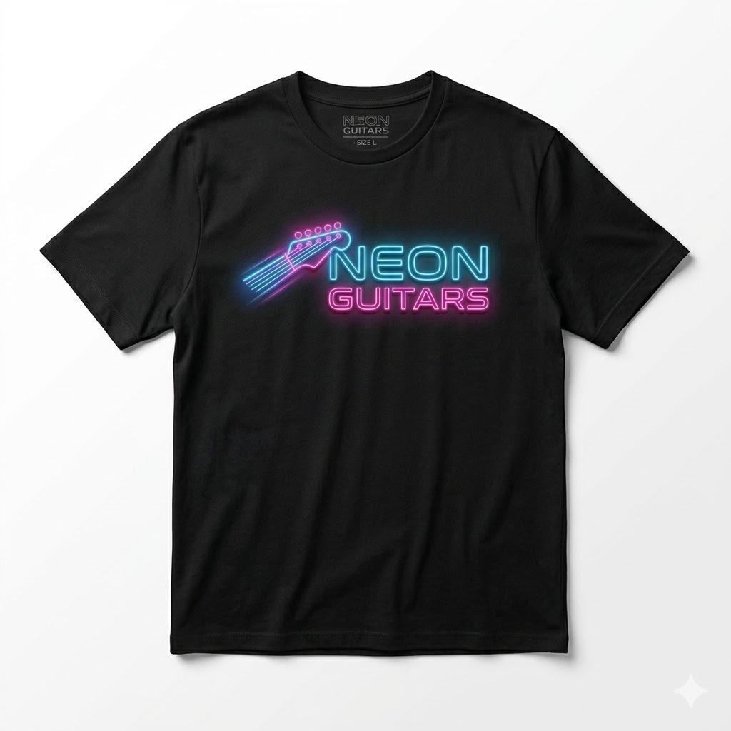Neon Guitars T-shirt