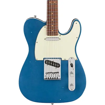 Fender American Ultra Luxe Vintage '60s Telecaster Custom Rosewood Fingerboard Electric Guitar Lake Placid Blue